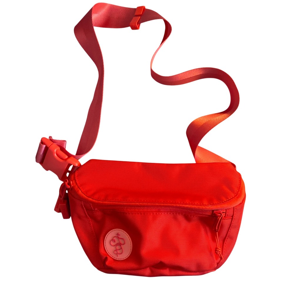 Baboon To The Moon Red Cordura Nylon Fanny Pack‎ Cross Body Adjustable Strap
